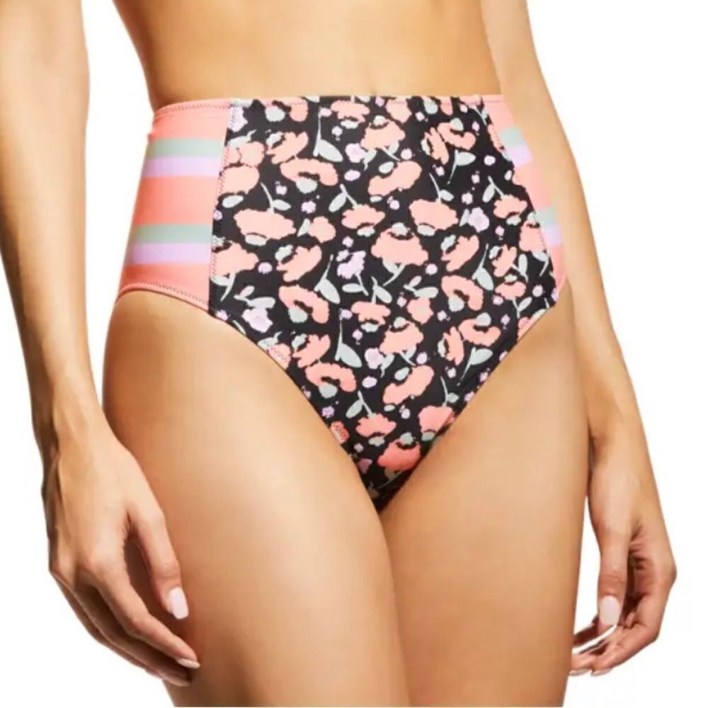 Tanya Taylor Kaia Printed high waist bikini bottom NWT Size XS